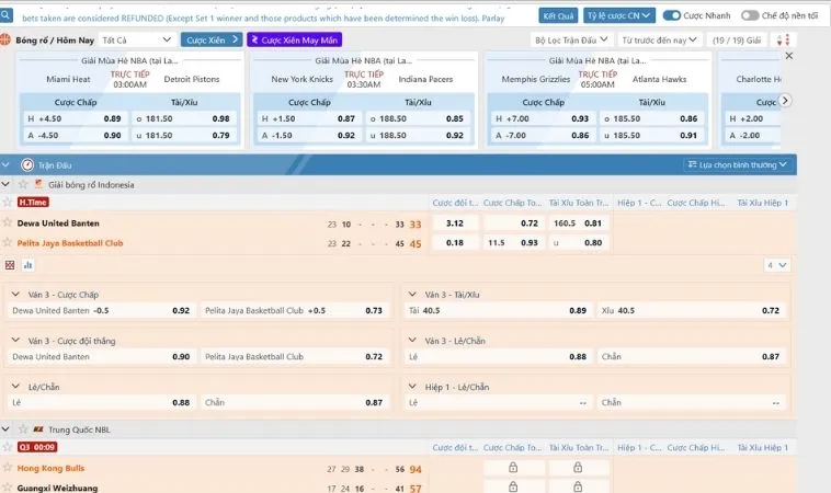 Bí Kíp Vàng Tìm Hiểu Cá Cược Bóng Rổ Kingbet86 Chuẩn Chuyên Gia 2 Các tỷ lệ kèo cá cược bóng rổ Kingbet86