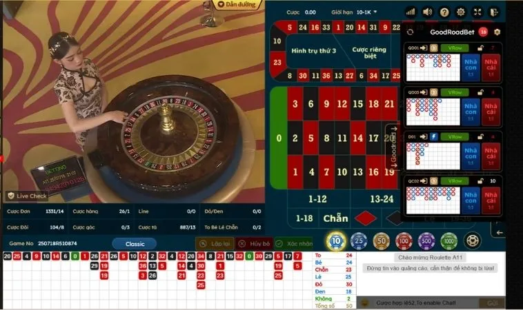 Cách Chơi Roulette Nhà Cái Kingbet86 Hiệu Quả Nhất 2 Bàn cược Roulette Nhà Cái Kingbet86