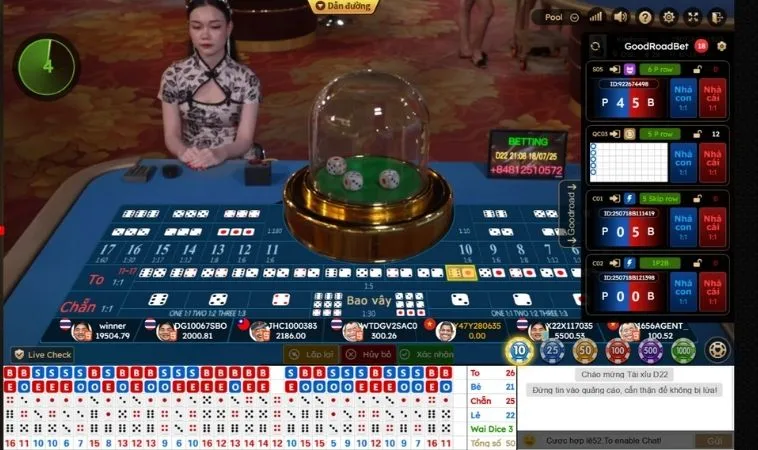 Cách Chơi Tài Xỉu Nhà Cái Kingbet86 Dễ Thắng Nhất 2 Bàn cược Tài Xỉu Nhà Cái Kingbet86