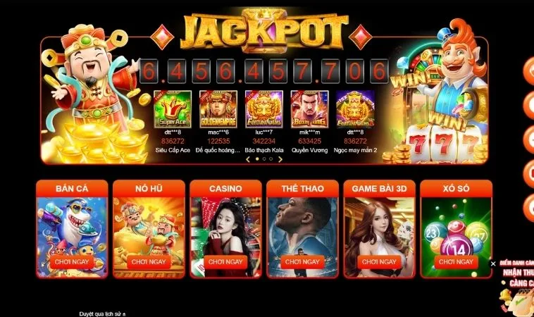 Giao diện trang chủ nhà cái Kingbet86