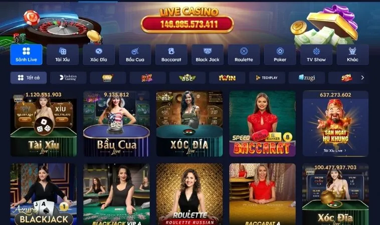 Casino Online 1 Sảnh Casino Online Kingbet86 sở hữu dàn dealer xinh đẹp